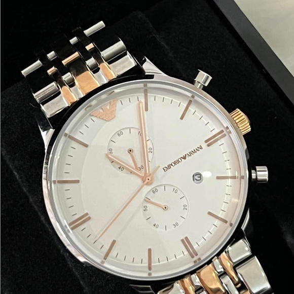 SOLD / Emporio Armani Men’s Chronograph Watch 
Case Size:43mm
Brand New original - Picture 4 of 9